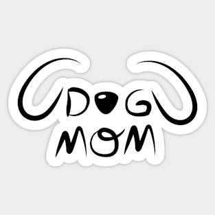 Dog Mom Puppy Mom Woof Mom Sticker